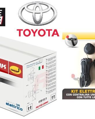 Gancio traino TOYOTA AURIS estraibile + centralina