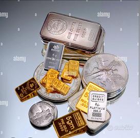 Ritiro Oro pagamento in contanti 