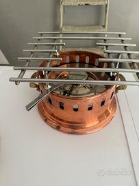 Lampada per flambare in rame