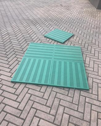 Piastrelle / quadrotti  in pvc da campeggio