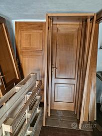 porte in legno marroni