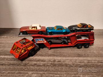 Matchbox Super Kings Bisarca K 10 con auto