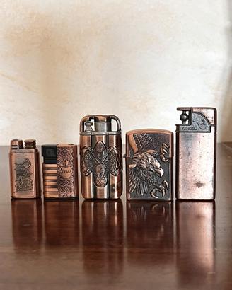 Set Accendini Vintage Collezionabili Ricaricabili