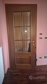 Porte interne con vetro 80x210