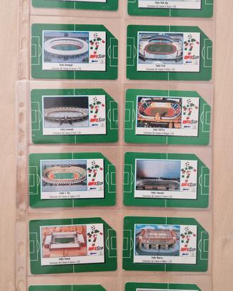 Schede telefoniche serie stadi Italia 90