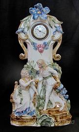 Orologio Bisque in porcellana vintage