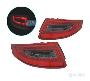FANALI PORSCHE 911 997 04-08 LED ROSSO AFFUMICATO