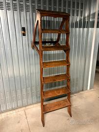 Scaletta da biblioteca in noce fine 700’