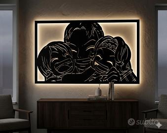 Nami Bellmer e Nojiko One piece Quadro in metallo 