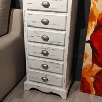 Cassettiera Shabby Chic legno