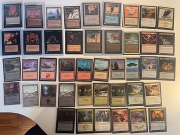 Lotto di 39 Magic the gathering card miste