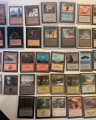 Lotto di 39 Magic the gathering card miste