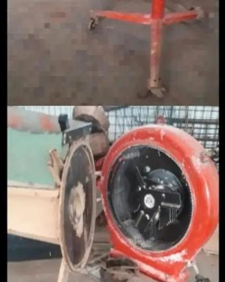 Trita mais con motore asincrono monofase
