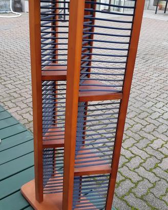 mobiletto porta cd in ciliegio