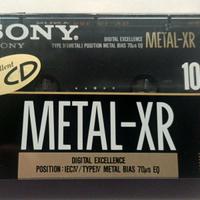 CASSETTE STERO 7 SONY METAL XR (6 pezzi)