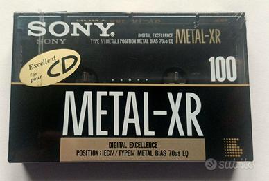CASSETTE STERO 7 SONY METAL XR (6 pezzi)