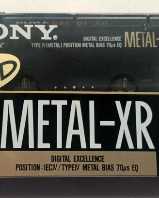 CASSETTE STERO 7 SONY METAL XR (6 pezzi)