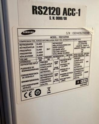 Frigorifero Samsung RS21HZXNA side by side 522 lit