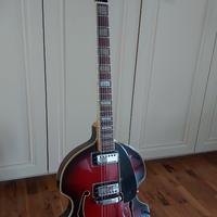 Meazzi Violin Red burst Hollow