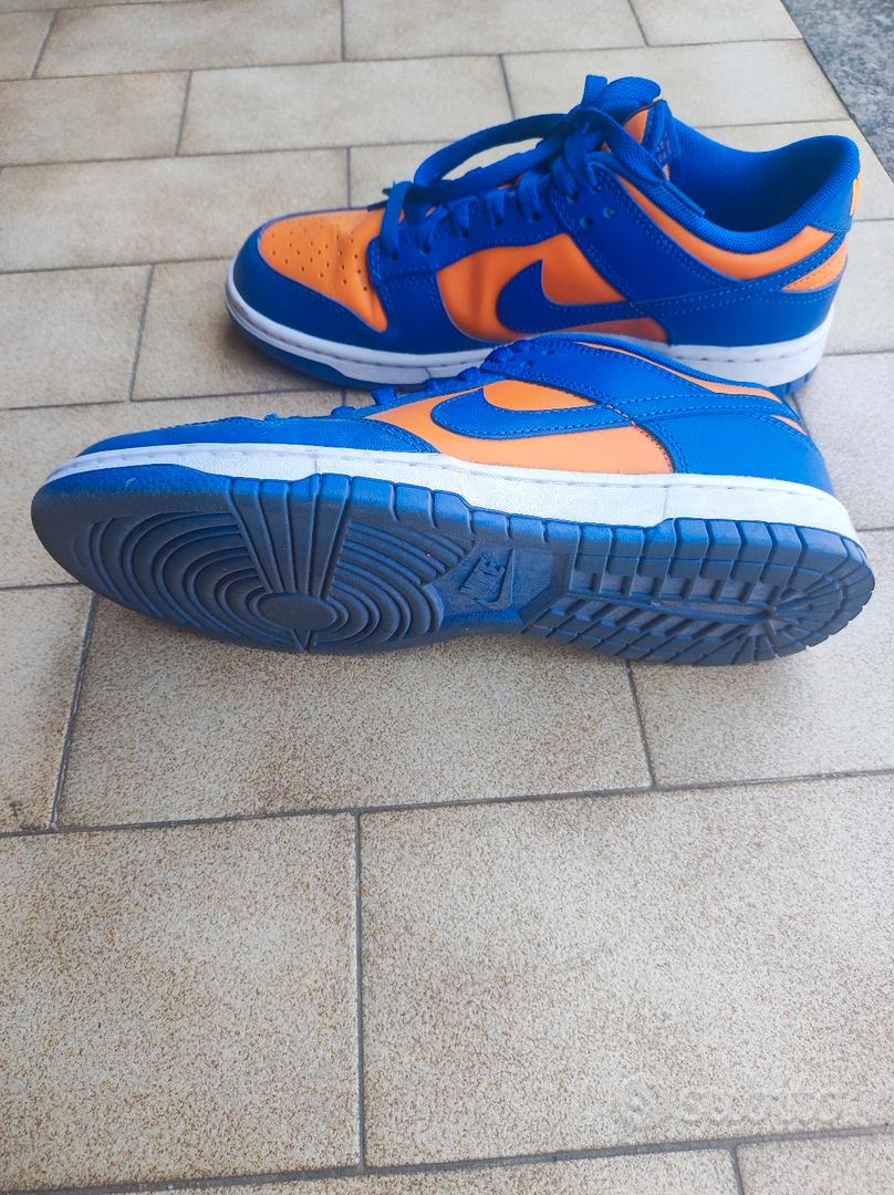 scarpe Nike Dunk low retro arancioni e blu Abbigliamento e