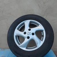 Gomme + Cerchi in lega originali Peugeot 