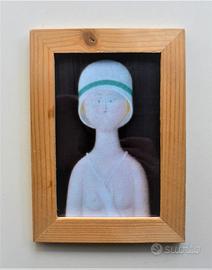 Quadro Nudino con cappello di A. Bueno