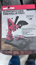 SUPPORTO PER SMERIGLIATICI  NUOVO MAI USATO