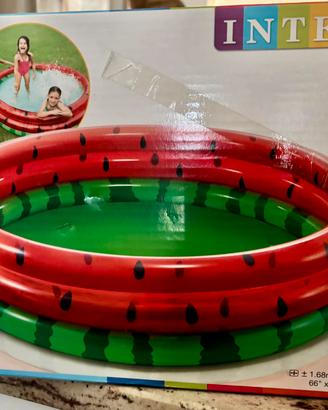 Piscina gonfiabile bambini 168 cm anguria Intex