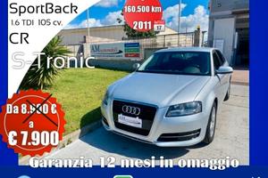 Audi A3 SPB 1.6 TDI 105 cv. CR S-Tronic Ambition