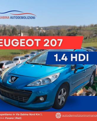 peugeot 207 ricambi usati vettura rottamata