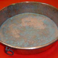 GRANDE TEGLIA IN RAME - RAMINO DIAM. 42,5 cm.