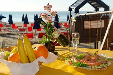 Appartamento in villa con giardino vicino al mare