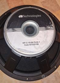 Woofer dBTechnologies SUB15H 15" 1000W 8Ohm