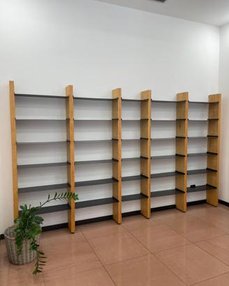 Libreria artigianale modulare legno massello