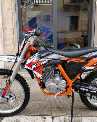 kayo k2 pro 250 cc ruote 21-18 enduro cross pit
