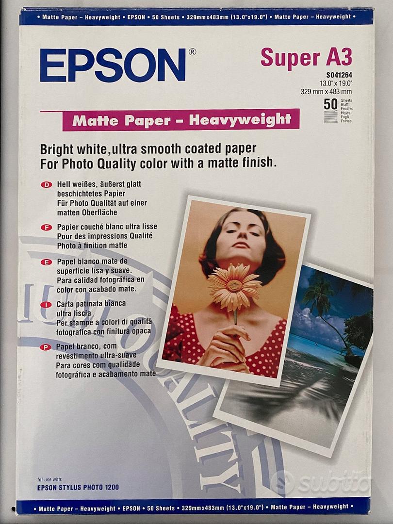 Carta fotografica Epson A3+ Scatola da 50 - Fotografia In vendita a Milano