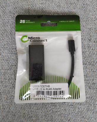 MicroConnect da USB-C a RJ45