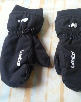 Guanti sci moffole bambino 3 - 6 anni nuovi