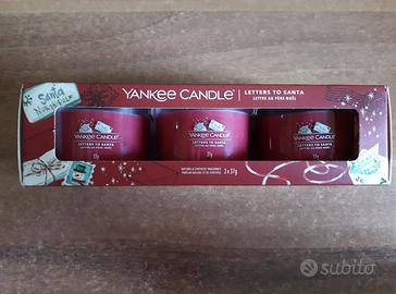 Set 3 Candele Yankee Candle "Letters to Santa" 
