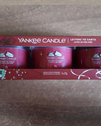 Set 3 Candele Yankee Candle "Letters to Santa" 