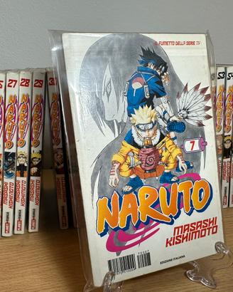 Lotto manga Naruto serie nera e rossa