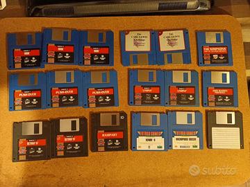Giochi PC vintage su Floppy disk da 3,5"