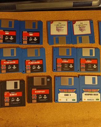 Giochi PC vintage su Floppy disk da 3,5"