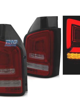 FANALI PER VOLKSWAGEN VW T5 10-15 2P FULL LED DINA