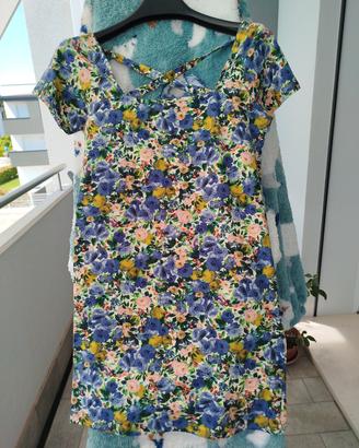 vestitino corto a fiori