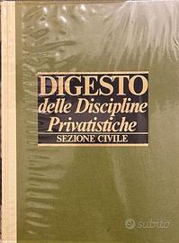 Digesto edizione 4 - sez. civile - opera completa
