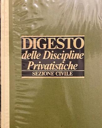 Digesto edizione 4 - sez. civile - opera completa