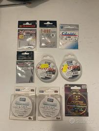 Lotto Pesca, Fili e Ami tecnici - Trabucco