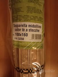 tenda parasole in midollino a stecche 100x160 cm