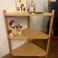 Angoliera legno 3 ripiani